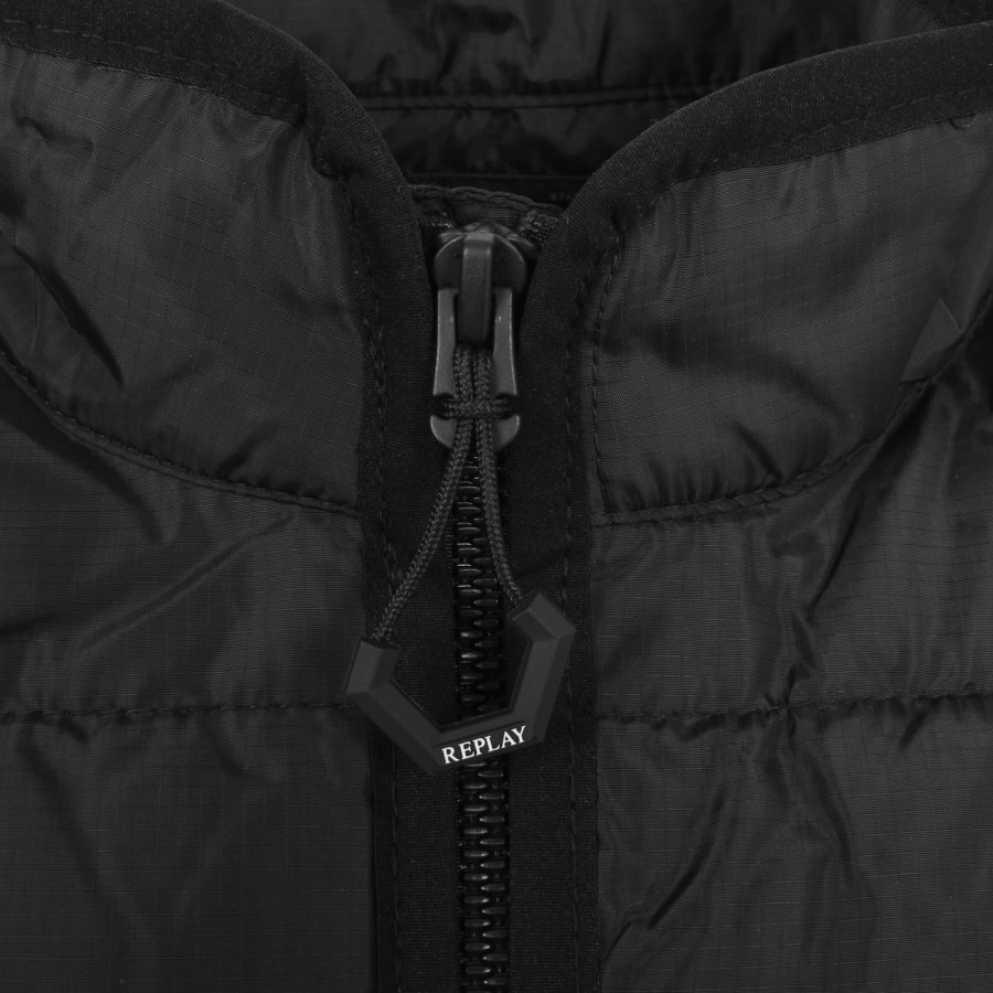 Replay Padded Jacket Black